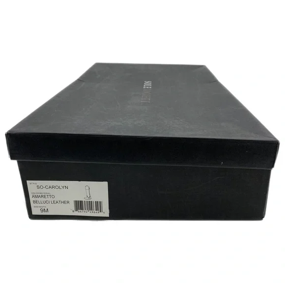 Sole Society Amaretto Belluci Leather So-Carolyn Boots - Picture 10 of 11